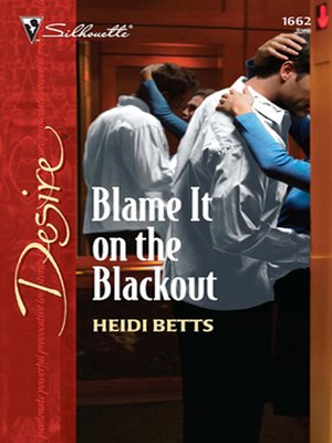 cover image of Blame It On the Blackout